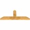 Ekena Millwork Portland Rough Sawn Timber Gable Bracket, Western Red Cedar, 60"W x 25"H x 4"D x 6"F, 10/12 Pitch GBW060X25X0406POR00RWR - alternate 4